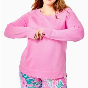 NWT Lilly Pulitzer Luxletic Beach Comber Pullover - Lilac Rose - Size Small
